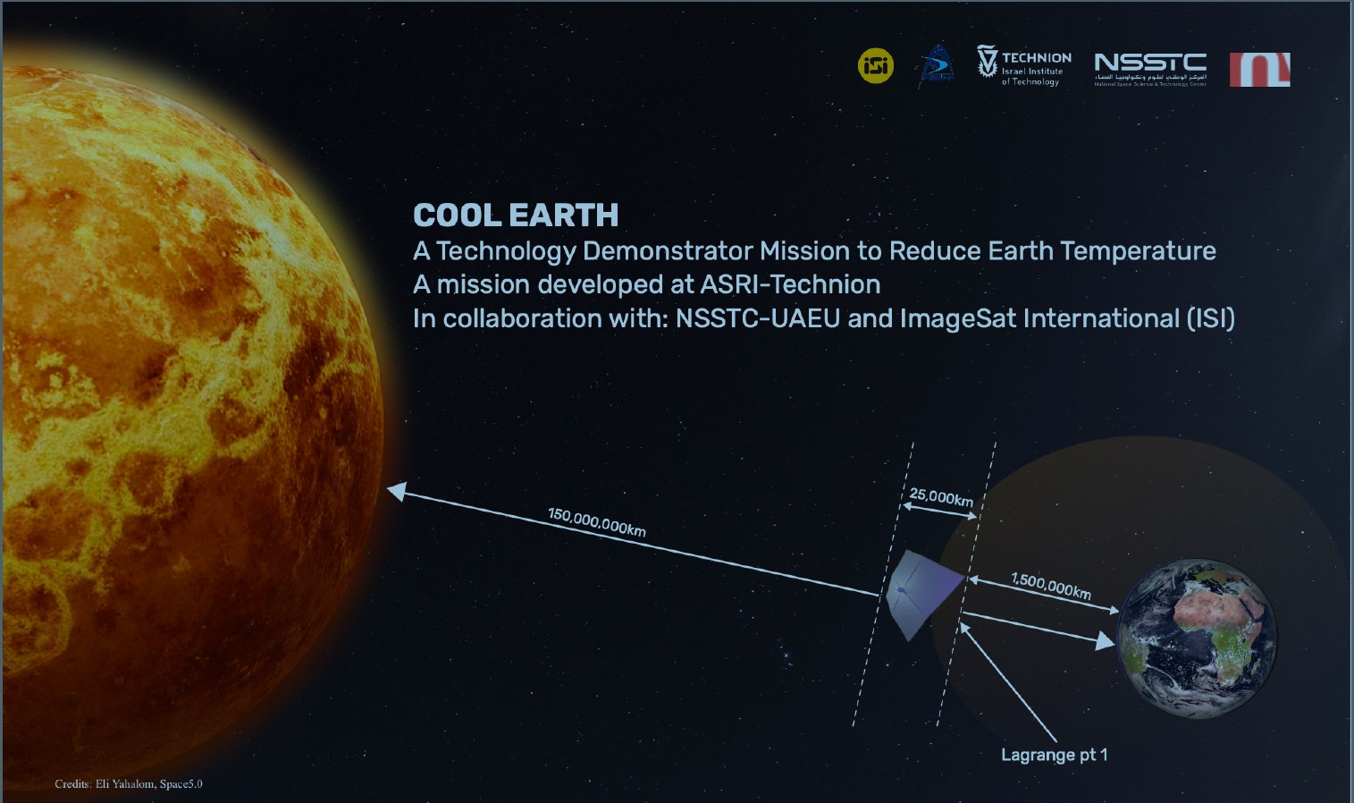 Picture of Cool Earth - A Technology Demonatrator Mission to Reduce Earth's Temperature